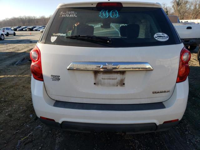 2GNALBEK2D6134479 - 2013 CHEVROLET EQUINOX LS WHITE photo 6