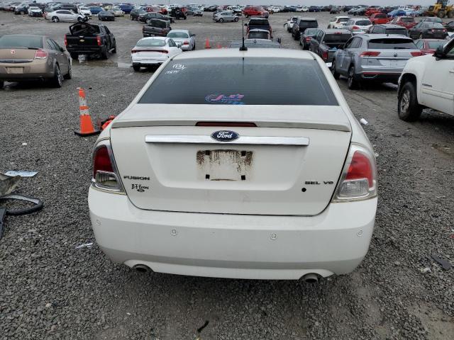 3FAHP08149R166746 - 2009 FORD FUSION SEL WHITE photo 6