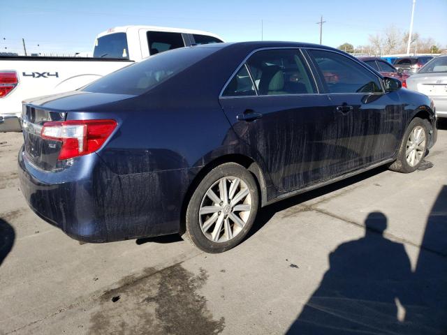 4T4BF1FK8ER387971 - 2014 TOYOTA CAMRY L BLUE photo 3