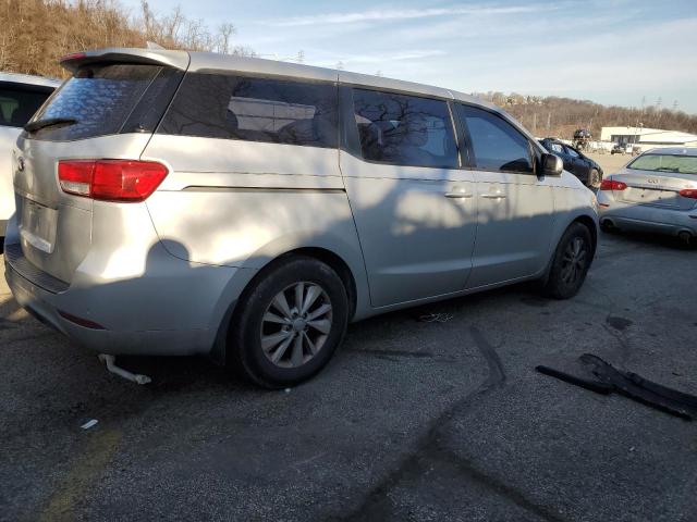 KNDMA5C14F6020757 - 2015 KIA SEDONA L SILVER photo 3