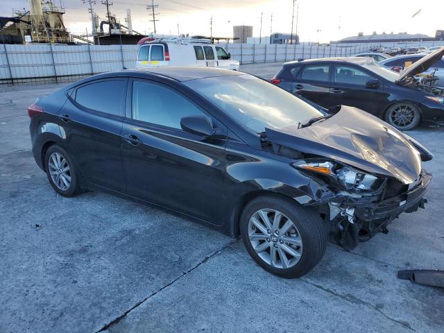 5NPDH4AE3FH633020 - 2015 HYUNDAI ELANTRA SE BLACK photo 4