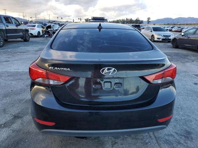 5NPDH4AE3FH633020 - 2015 HYUNDAI ELANTRA SE BLACK photo 6