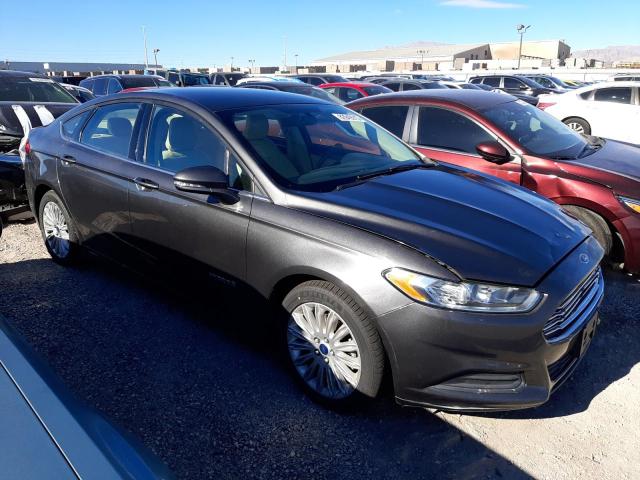 3FA6P0LU4FR248867 - 2015 FORD FUSION SE HYBRID CHARCOAL photo 4