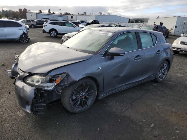 JTHKD5BH4C2066068 - 2012 LEXUS CT 200 GRAY photo 1