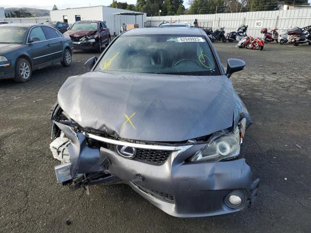 JTHKD5BH4C2066068 - 2012 LEXUS CT 200 GRAY photo 5