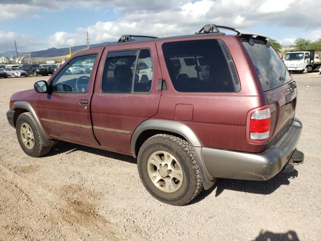 JN8DR09Y81W601501 - 2001 NISSAN PATHFINDER LE BURGUNDY photo 2