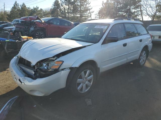 4S4BP61CX77336039 - 2007 SUBARU LEGACY OUTBACK 2.5I WHITE photo 1