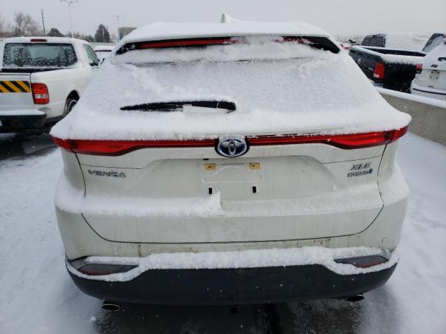 JTEAAAAHXMJ067633 - 2021 TOYOTA VENZA LE WHITE photo 6