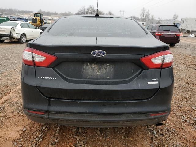 3FA6P0HD9GR327610 - 2016 FORD FUSION SE BLACK photo 6