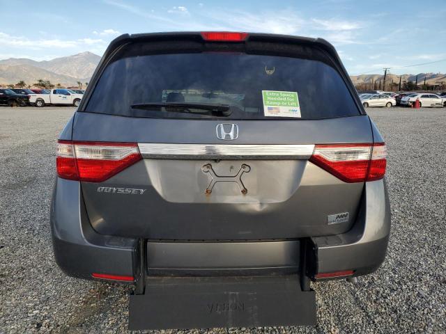 5FNRL5H40DB042260 - 2013 HONDA ODYSSEY EX GRAY photo 6