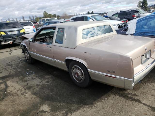 1G6CD1331L4255642 - 1990 CADILLAC DEVILLE GOLD photo 2