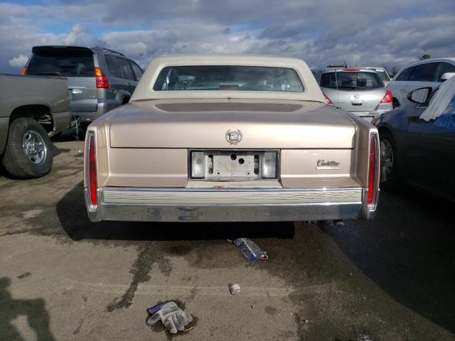 1G6CD1331L4255642 - 1990 CADILLAC DEVILLE GOLD photo 6