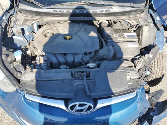 KMHDH4AE0GU656676 - 2016 HYUNDAI ELANTRA SE BLUE photo 11