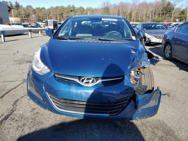 KMHDH4AE0GU656676 - 2016 HYUNDAI ELANTRA SE BLUE photo 5