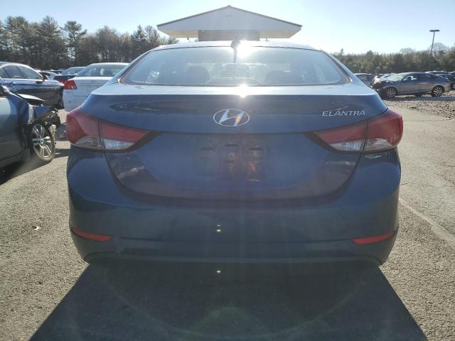 KMHDH4AE0GU656676 - 2016 HYUNDAI ELANTRA SE BLUE photo 6