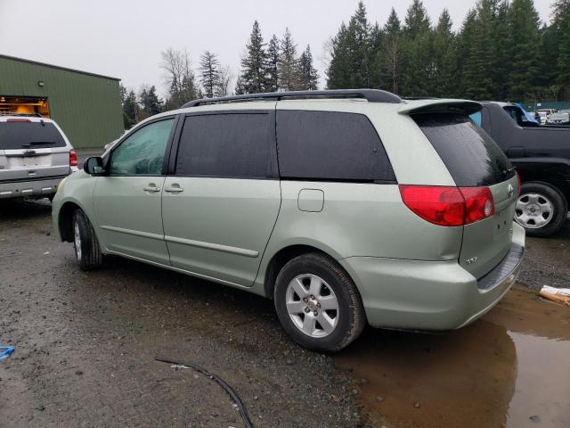 5TDZA23C36S494284 - 2006 TOYOTA SIENNA CE GREEN photo 2