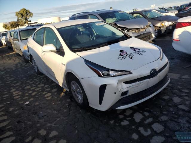 JTDKARFU2K3094422 - 2019 TOYOTA PRIUS WHITE photo 4