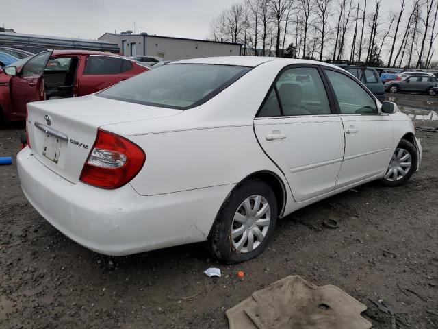 JTDBE32KX20021614 - 2002 TOYOTA CAMRY LE WHITE photo 3