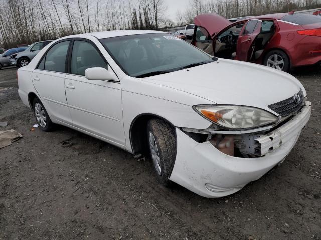 JTDBE32KX20021614 - 2002 TOYOTA CAMRY LE WHITE photo 4