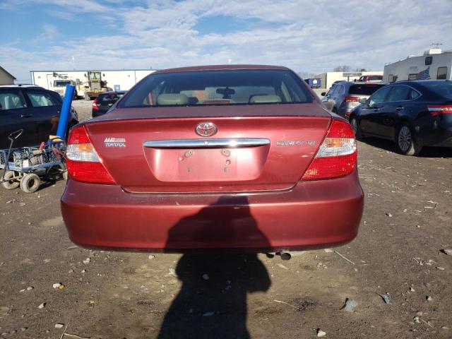 4T1BE30K24U335591 - 2004 TOYOTA CAMRY LE MAROON photo 6