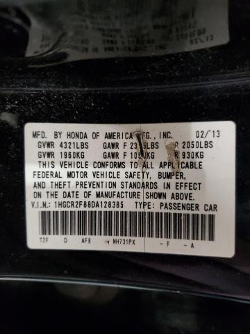 1HGCR2F88DA128385 - 2013 HONDA ACCORD EXL BLACK photo 12