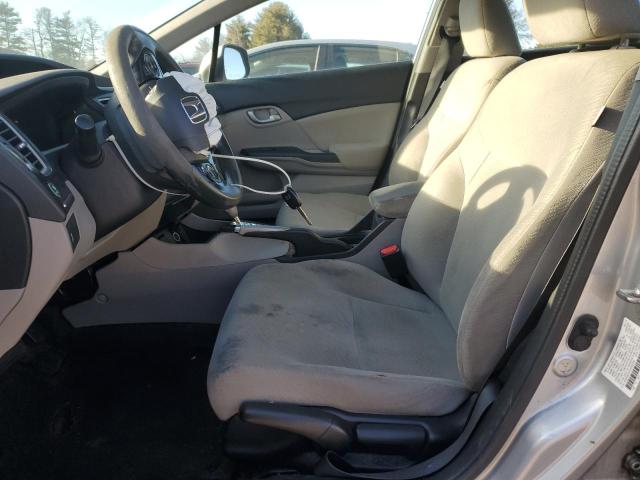 2HGFB2F57DH562595 - 2013 HONDA CIVIC LX SILVER photo 7