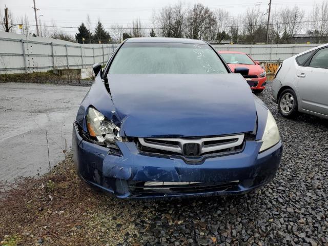 1HGCM66334A102755 - 2004 HONDA ACCORD LX BLUE photo 5