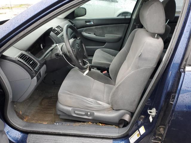 1HGCM66334A102755 - 2004 HONDA ACCORD LX BLUE photo 7