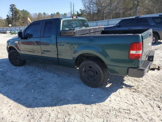 1FTRX12W78FA04694 - 2008 FORD F150 GREEN photo 2