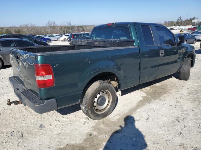 1FTRX12W78FA04694 - 2008 FORD F150 GREEN photo 3