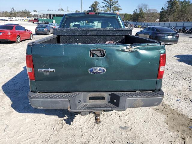 1FTRX12W78FA04694 - 2008 FORD F150 GREEN photo 6