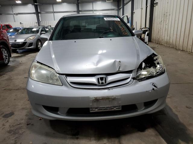 2HGES25785H621928 - 2005 HONDA CIVIC EX SILVER photo 5