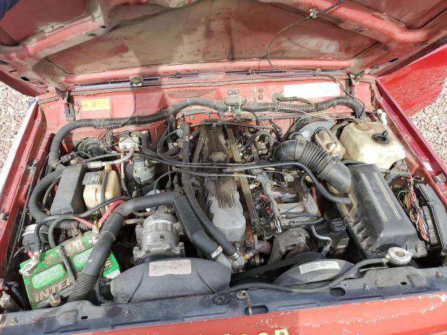 1J4FJ78S7ML587334 - 1991 JEEP CHEROKEE LIMITED RED photo 11