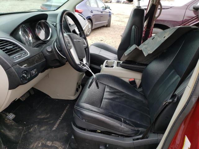 2C4RC1BG9ER363568 - 2014 CHRYSLER TOWN & COU TOURING RED photo 7