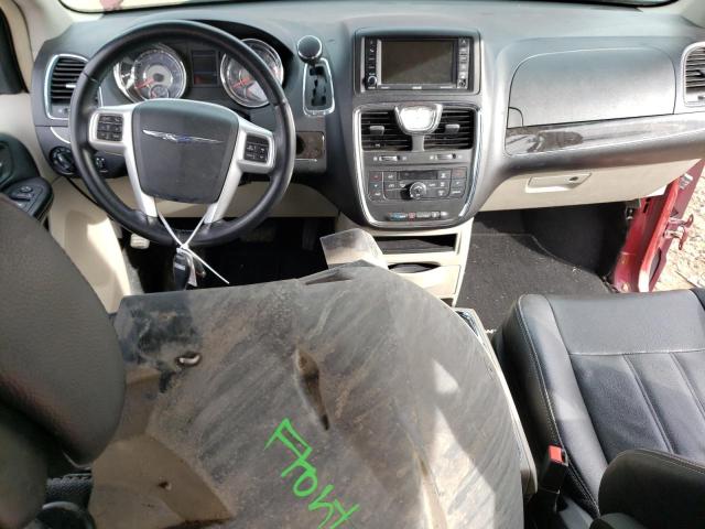 2C4RC1BG9ER363568 - 2014 CHRYSLER TOWN & COU TOURING RED photo 8