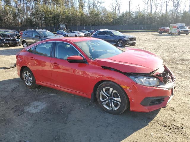 2HGFC2F59GH560137 - 2016 HONDA CIVIC LX RED photo 4