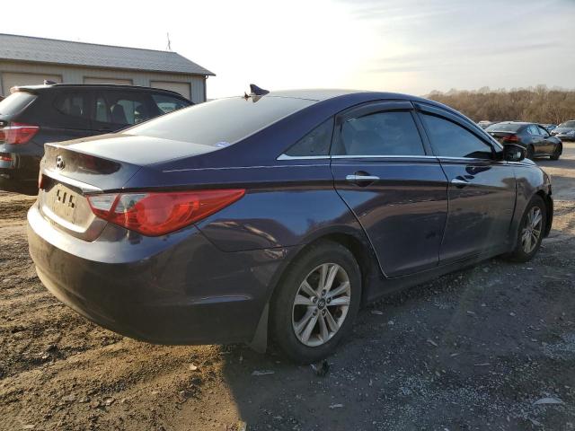 5NPEB4AC9BH175448 - 2011 HYUNDAI SONATA GLS BLUE photo 3