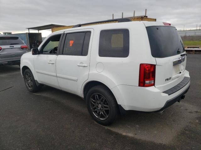 5FNYF3H58AB018123 - 2010 HONDA PILOT EXL WHITE photo 2