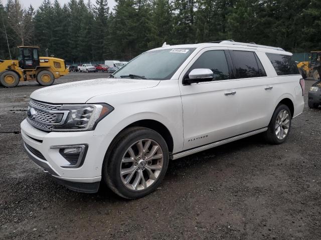 1FMJK1MT7KEA23687 - 2019 FORD EXPEDITION MAX PLATINUM WHITE photo 1