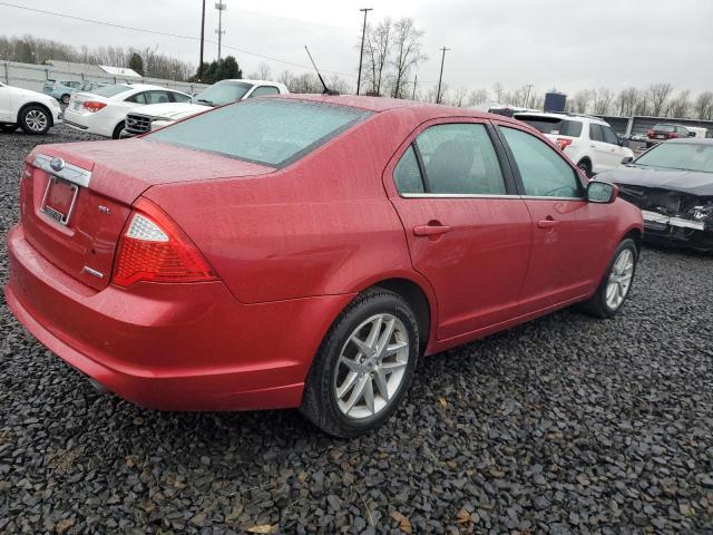 3FAHP0JG4BR128888 - 2011 FORD FUSION SEL RED photo 3