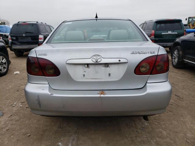 1NXBR32E55Z492156 - 2005 TOYOTA COROLLA CE SILVER photo 6