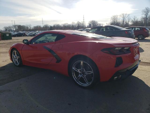 1G1YA2D41N5118733 - 2022 CHEVROLET CORVETTE STINGRAY 1LT RED photo 2
