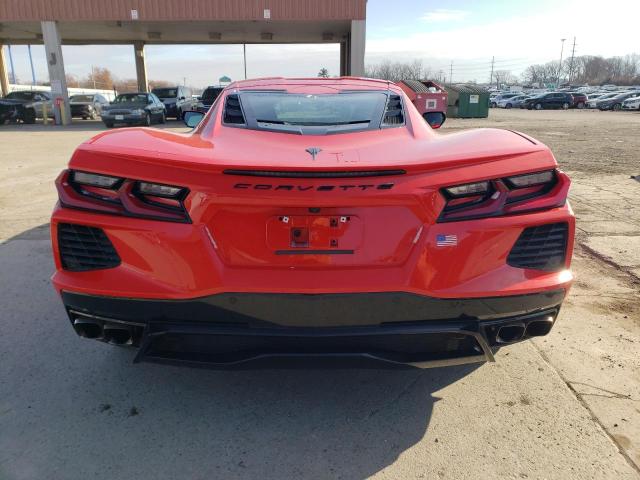 1G1YA2D41N5118733 - 2022 CHEVROLET CORVETTE STINGRAY 1LT RED photo 6