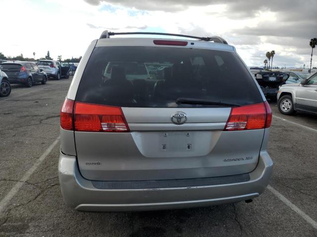 5TDZA22C74S018103 - 2004 TOYOTA SIENNA XLE SILVER photo 6