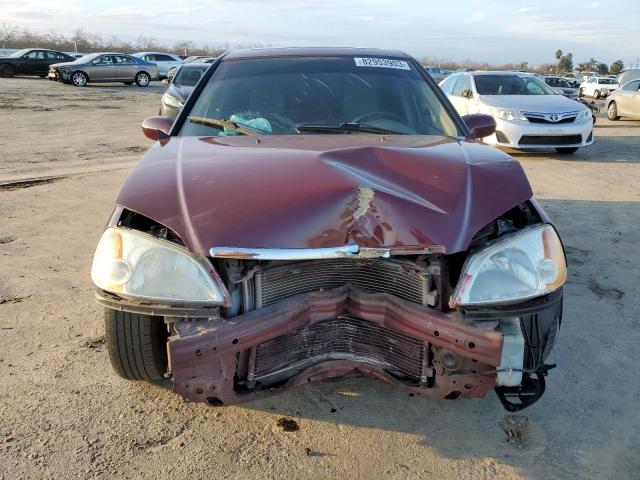 2HGES26702H502961 - 2002 HONDA CIVIC EX BURGUNDY photo 5