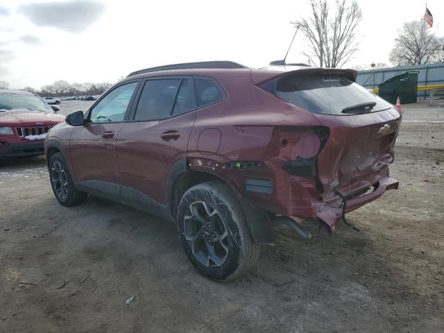 KL77LHE28RC045288 - 2024 CHEVROLET TRAX 1LT RED photo 2