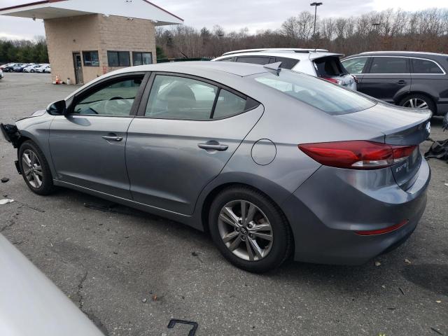 KMHD84LF2JU554602 - 2018 HYUNDAI ELANTRA SEL GRAY photo 2