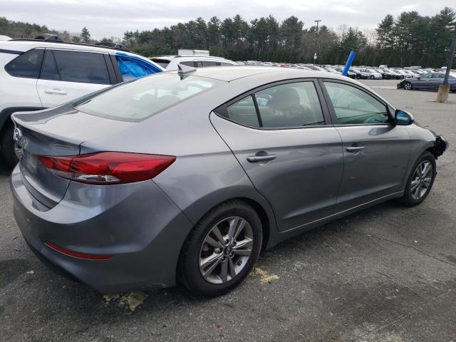 KMHD84LF2JU554602 - 2018 HYUNDAI ELANTRA SEL GRAY photo 3