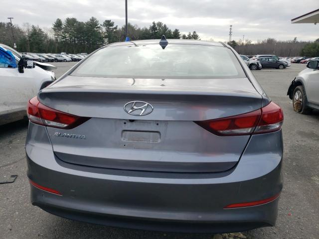 KMHD84LF2JU554602 - 2018 HYUNDAI ELANTRA SEL GRAY photo 6