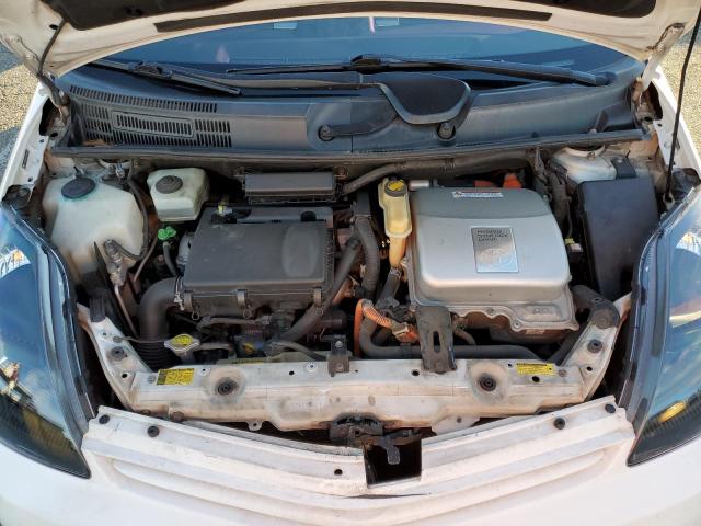 JTDKB20U840053908 - 2004 TOYOTA PRIUS WHITE photo 11